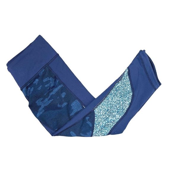 lululemon athletica Wunder Under Full On Luon Sashiko Cropped Camo Pant - Size 4 - Picture 3 of 6